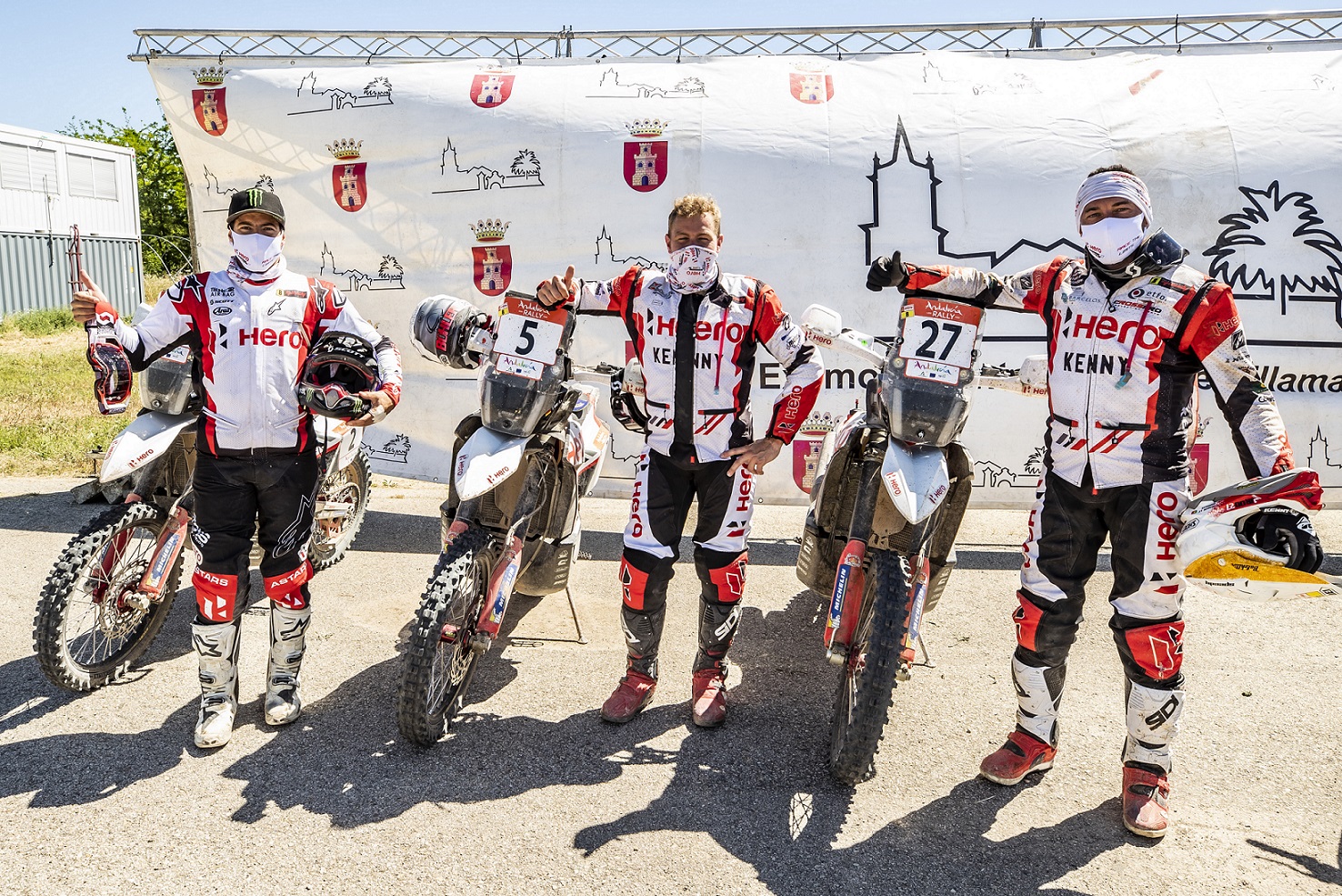 Hero MotoSports Team Rally complete the Anadalucia Rally with two riders in top 5