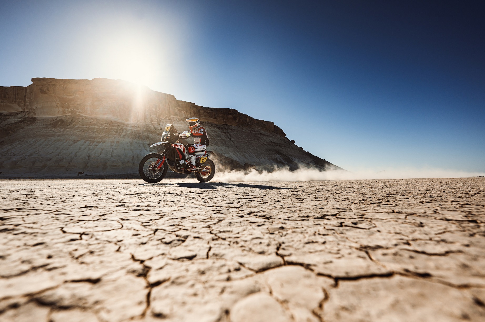Hero Motosports team rally delivers a steady performance in stage 1 of rally Kazakhstan