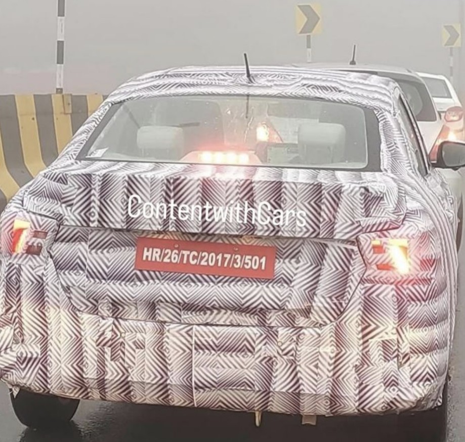 Next-Generation Maruti Suzuki Dzire Spotted Testing In India